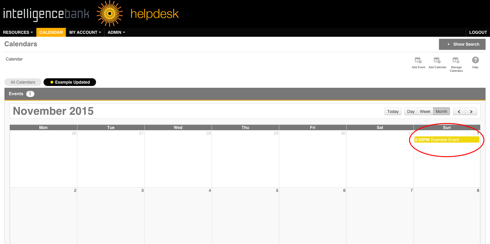 How to Delete a Calendar Event IntelligenceBank HelpDesk